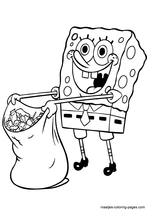Sponge Bob kolorowanki
